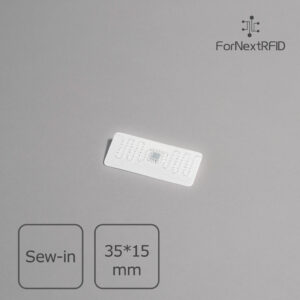RFID Laundry Label Sew-In UHF UCODE9 35×15mm