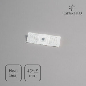 RFID Laundry Label Heat-Sealed UHF UCODE9 45×15mm