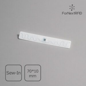 RFID Laundry Label Sew-In UHF UCODE9 70×10mm