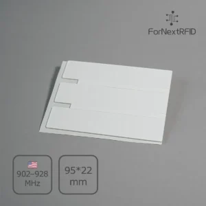 On-Metal RFID Label 95×22mm | Impinj Monza R6-P | FCC 902-928 MHz | Roll of 500 pcs