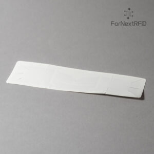 Tamper-Evident UHF Windshield RFID Label with Security Cuts 100×28mm | Alien H9 | Long-Range 12–15m