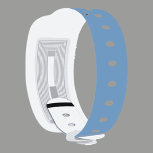 Hospital Bracelet and Patient ID RFID Identification Wristband - Blue | Alien H3 | Hospital-Grade