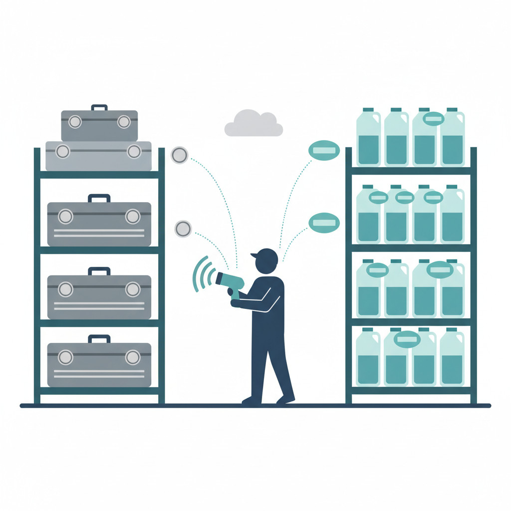 RFID asset tracking concept