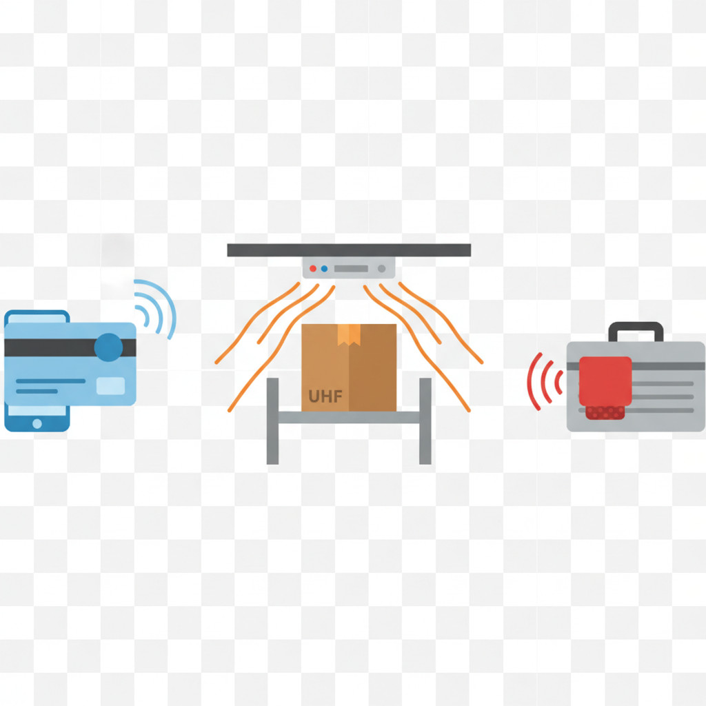 RFID label types illustration