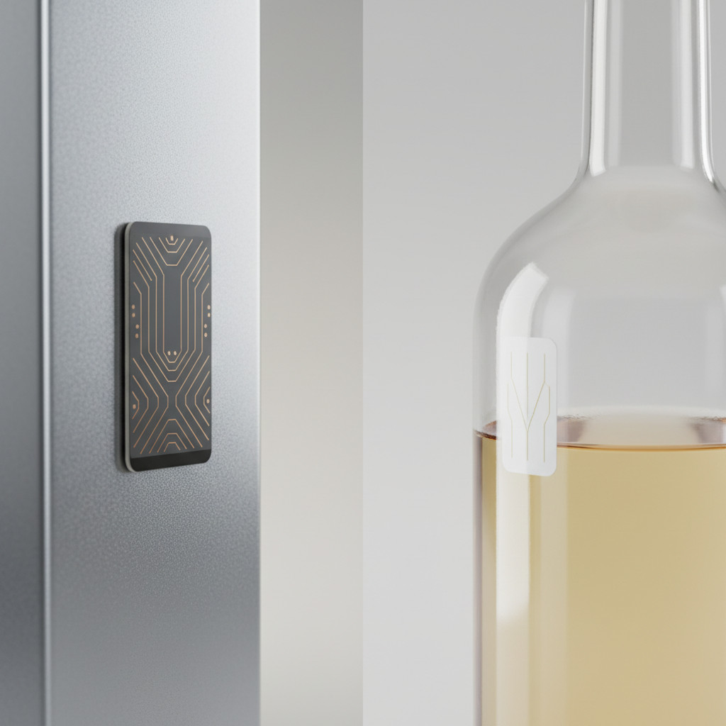 RFID tag on metal and liquid container