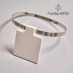 UHF RFID Metal Cable Tie Tag | ABS Head with Stainless Steel Strip