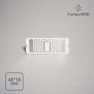 UHF Label 48×18mm | Impinj Monza® R6-P | PET RFID Label