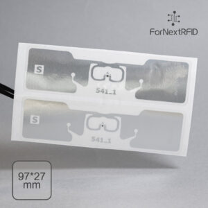 UHF RFID Smartrac Dogbone Label 97×27mm | Impinj® M730 | Long-Range Timing & Windshield Tag