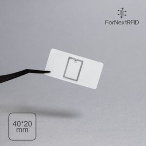 Anti-Liquid UHF RFID Label 40×20mm | High-Memory | For Glass Containers