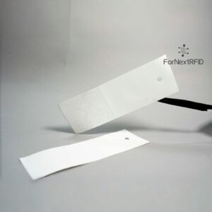 UHF RFID Hang Tag 150×50mm | Omnidirectional Antenna | Printable Woven Label