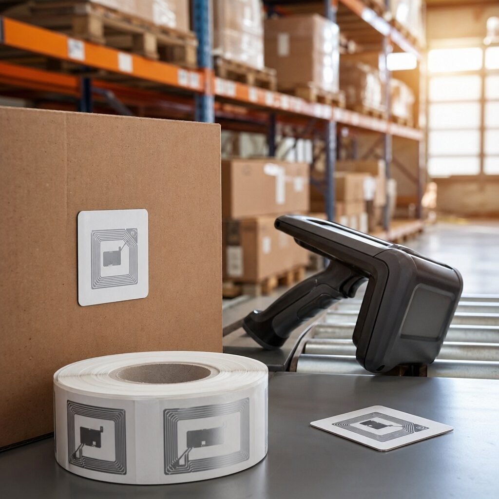 Comparison chart showing durability of RFID tag materials under harsh environmental conditions