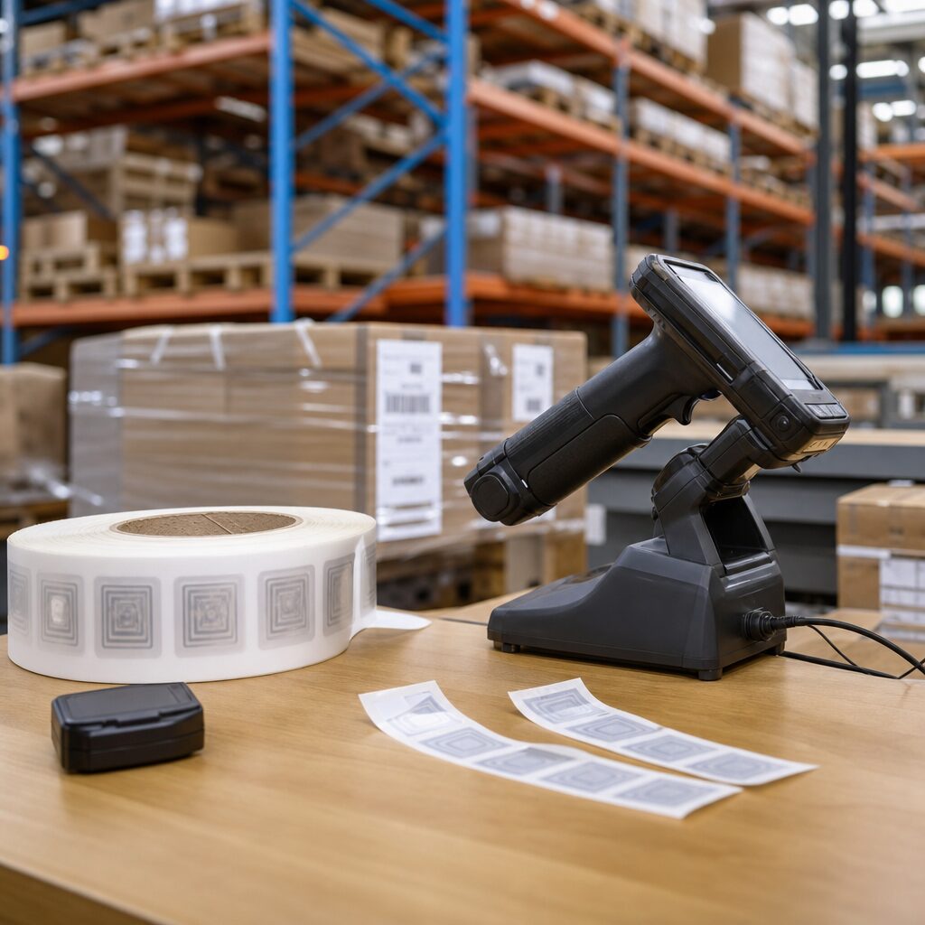 RFID tag encoding process in manufacturing environment