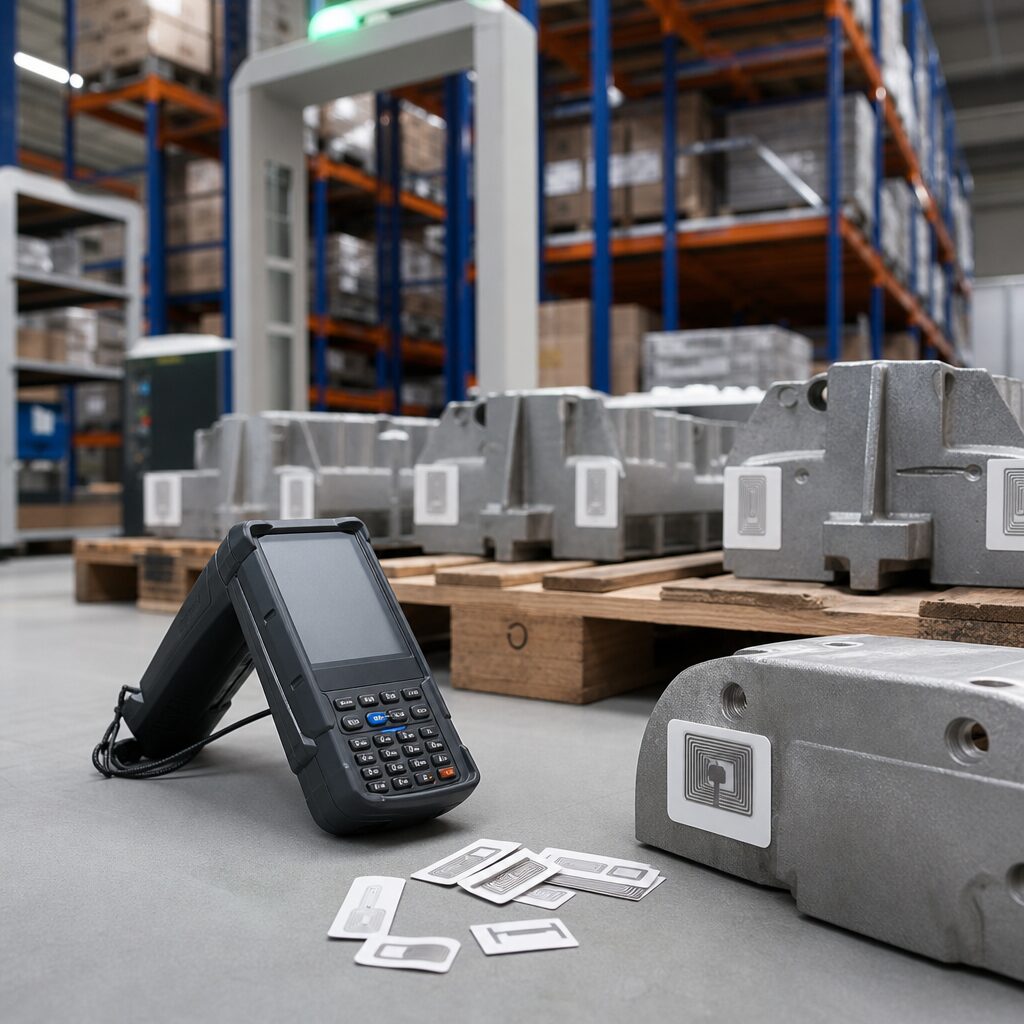 Comparative analysis of on-metal RFID tag performance in industrial settings