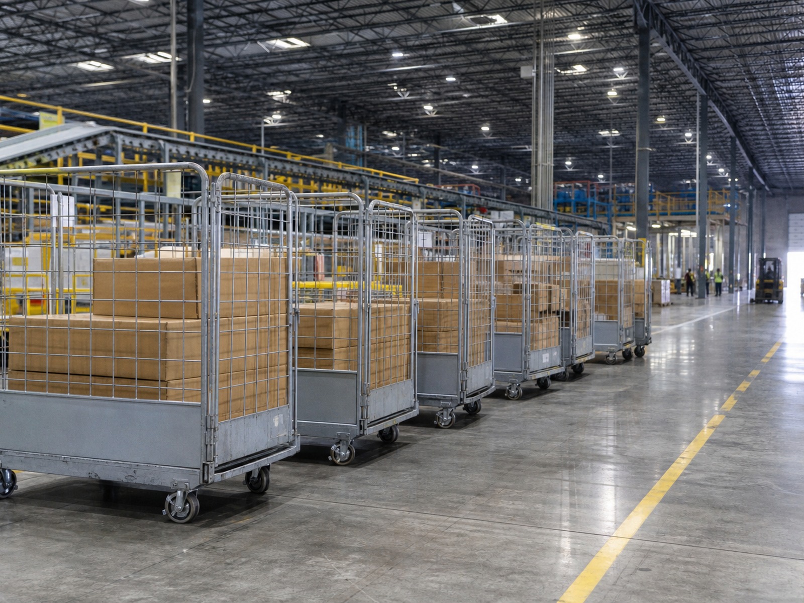 RFID trolley tags read range testing application