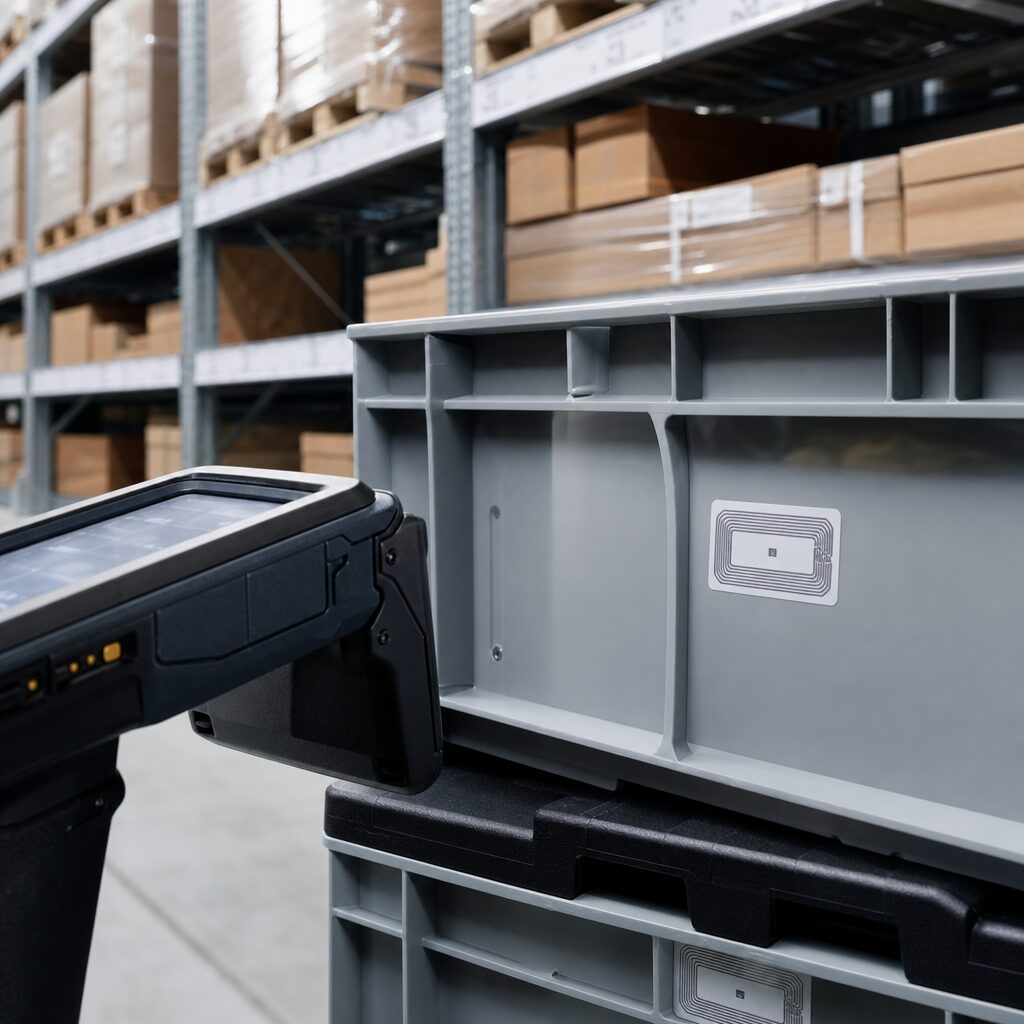 RFID tag placement for optimising micro-logistics performance