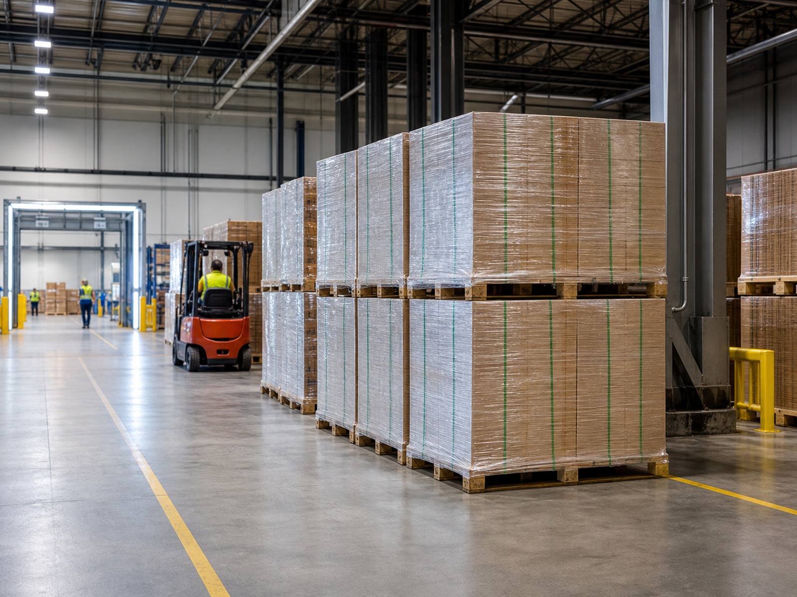 RFID pallet tracking warehouse guide application